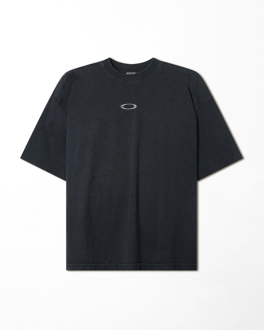 OAKLEY LOGO EMBROIDERY NAVY T-SHIRT