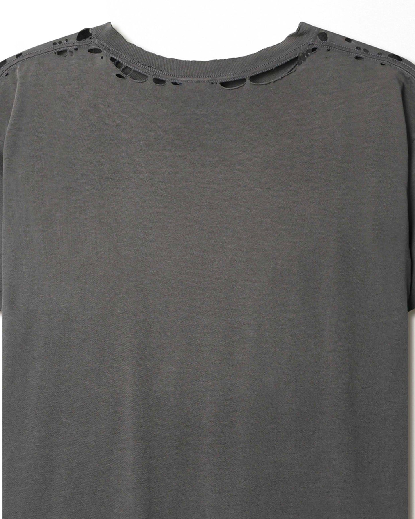 STUSSY GREY THRASHED T-SHIRT