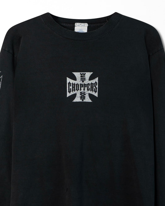 WEST COAST CHOPPERS "CLASSIC LOGO" BLACK LONG SLEEVE T-SHIRT