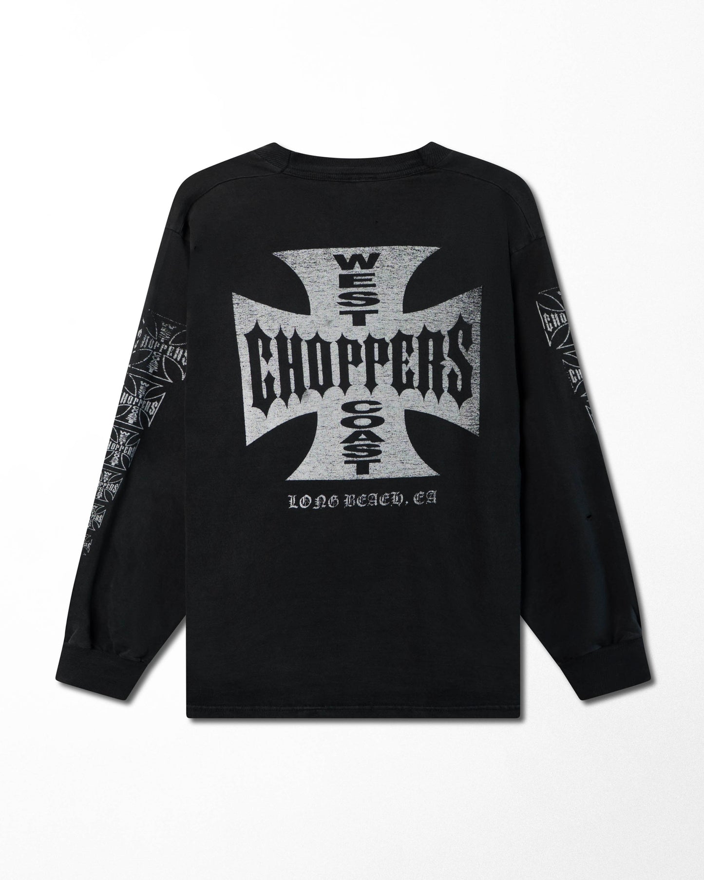 WEST COAST CHOPPERS "CLASSIC LOGO" BLACK LONG SLEEVE T-SHIRT