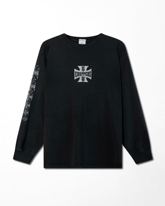 WEST COAST CHOPPERS "CLASSIC LOGO" BLACK LONG SLEEVE T-SHIRT