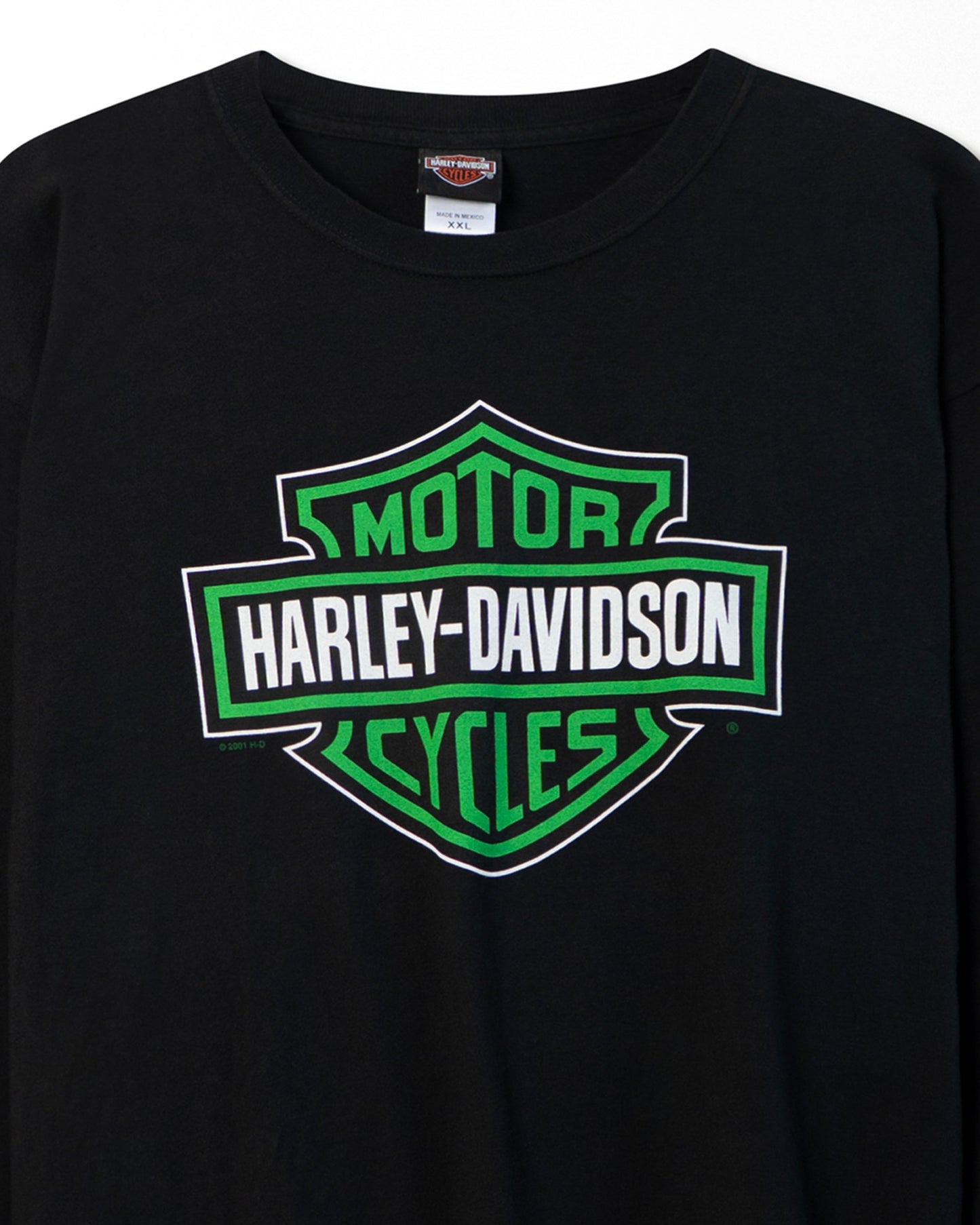 HARLEY-DAVIDSON "SAVANNAH ST PATRICK'S DAY" BLACK LONG SLEEVE T-SHIRT