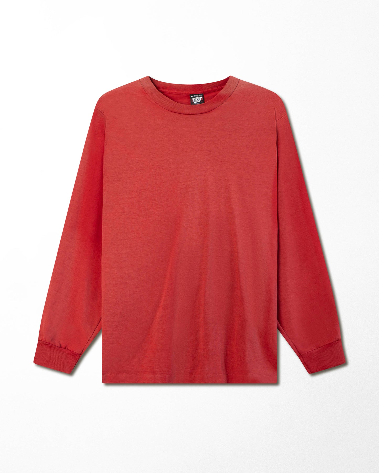 SCREEN STARS RED FADED LONG SLEEVE T-SHIRT