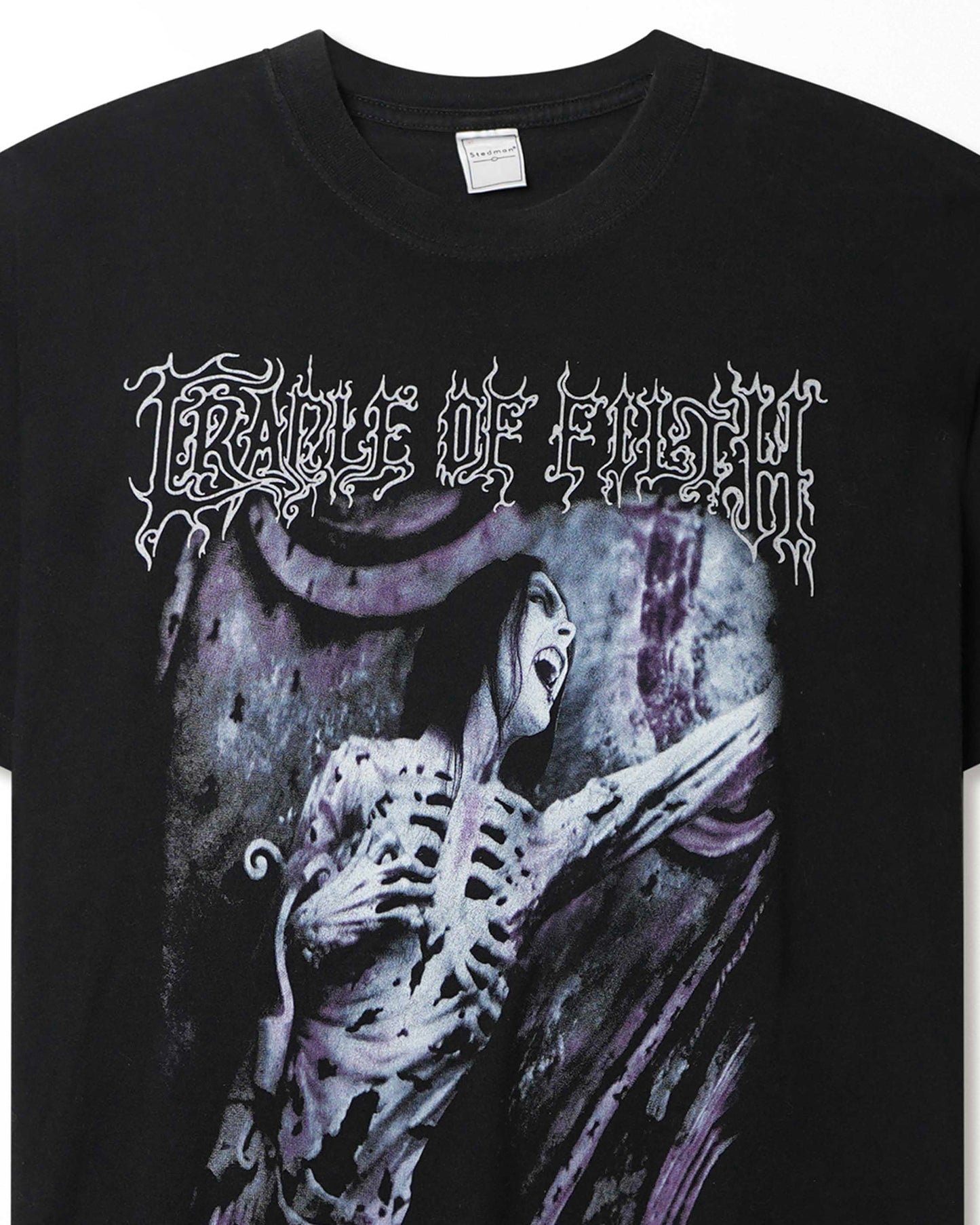 STEDMAN "CRADLE OF FILTH TOTAL FUCKING DARKNESS" BLACK T-SHIRT