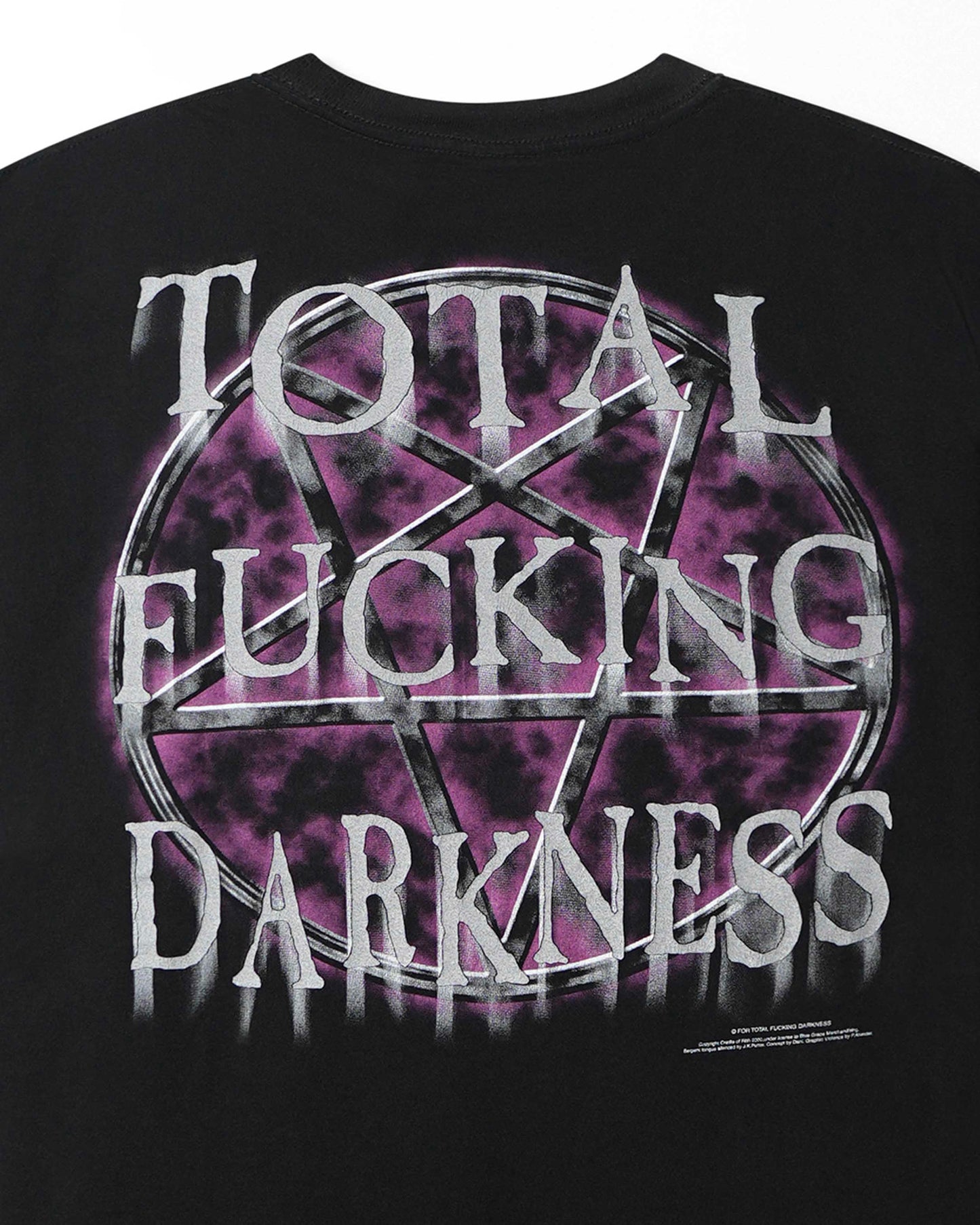 STEDMAN "CRADLE OF FILTH TOTAL FUCKING DARKNESS" BLACK T-SHIRT