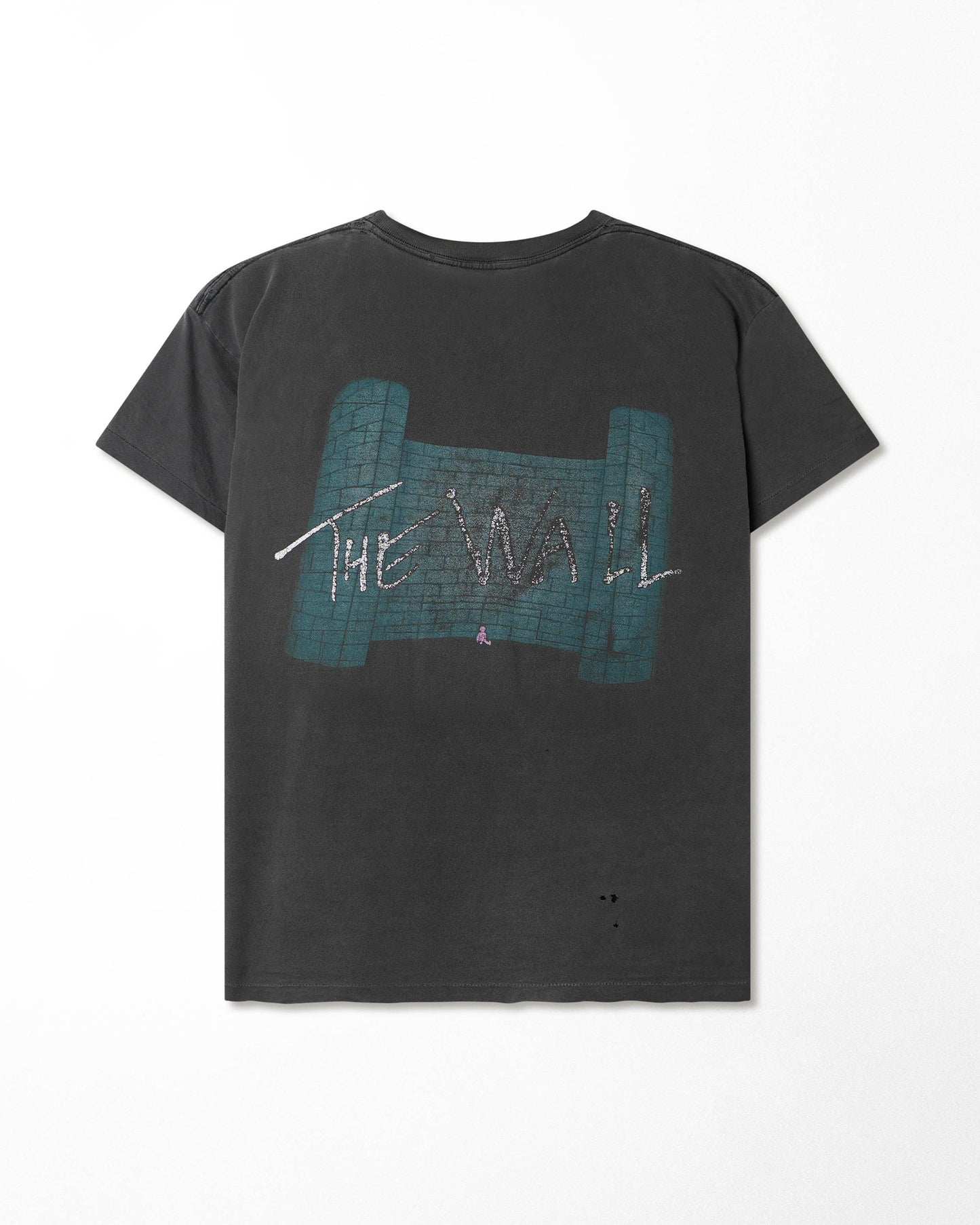 WINTERLAND "PINK FLOYD THE WALL" BLACK FADED DISTRESSED T-SHIRT