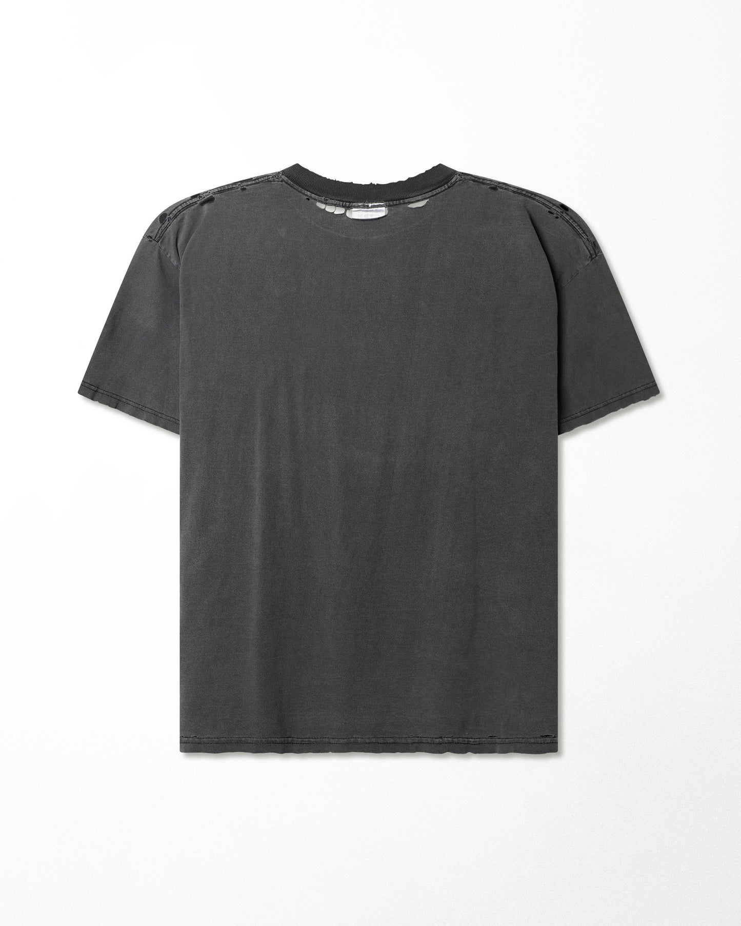 GILDAN "CHIDLOWIN ELK" BLACK FADED DISTRESSED T-SHIRT