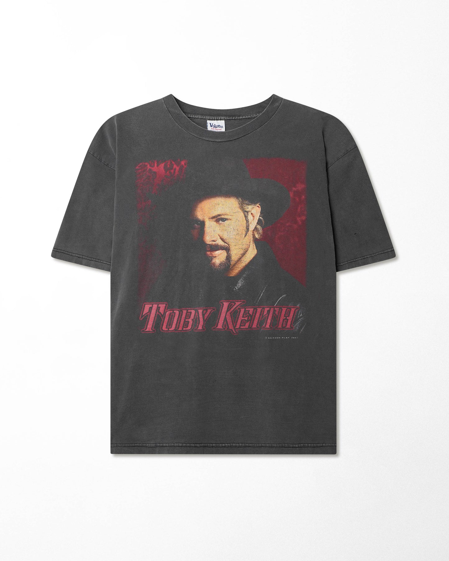 VOLUNTEER "TOBY KEITH" BLACK FADED T-SHIRT