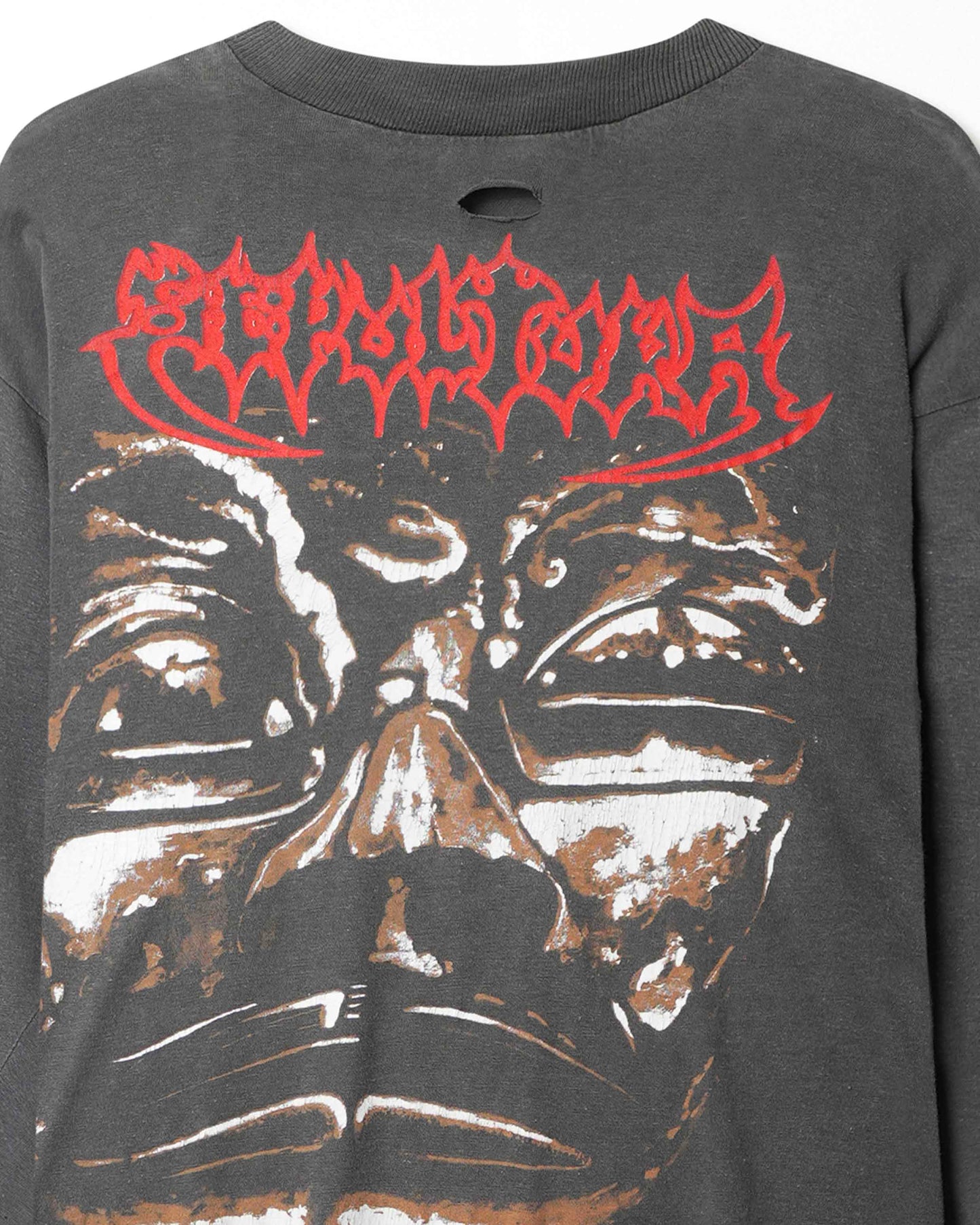 SIERRA TEEZ "SEPULTURA THIRD WORLD POSSE" GRAY FADED LONG SLEEVE T-SHIRT