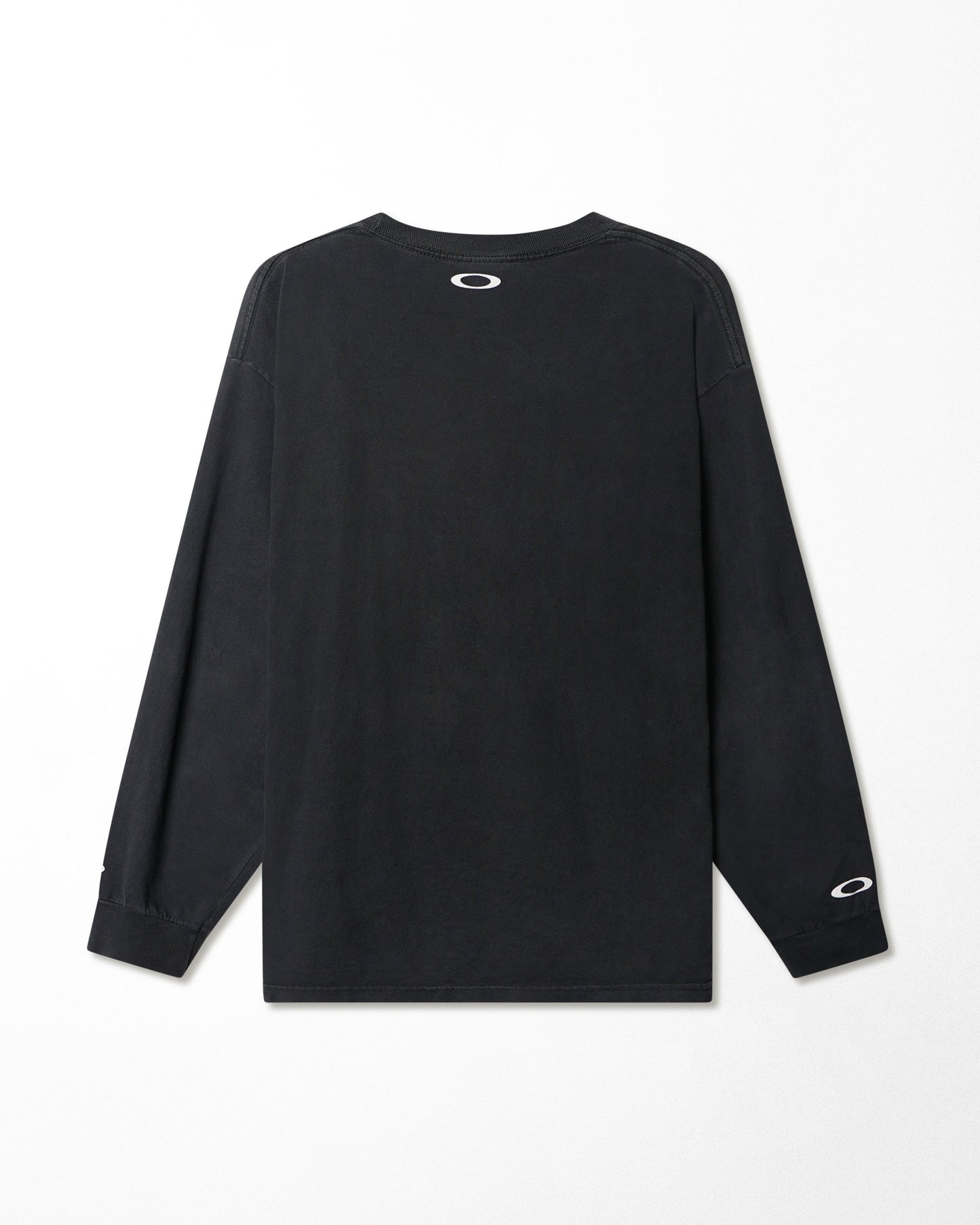OAKLEY BLACK LOGO LONG SLEEVE T-SHIRT
