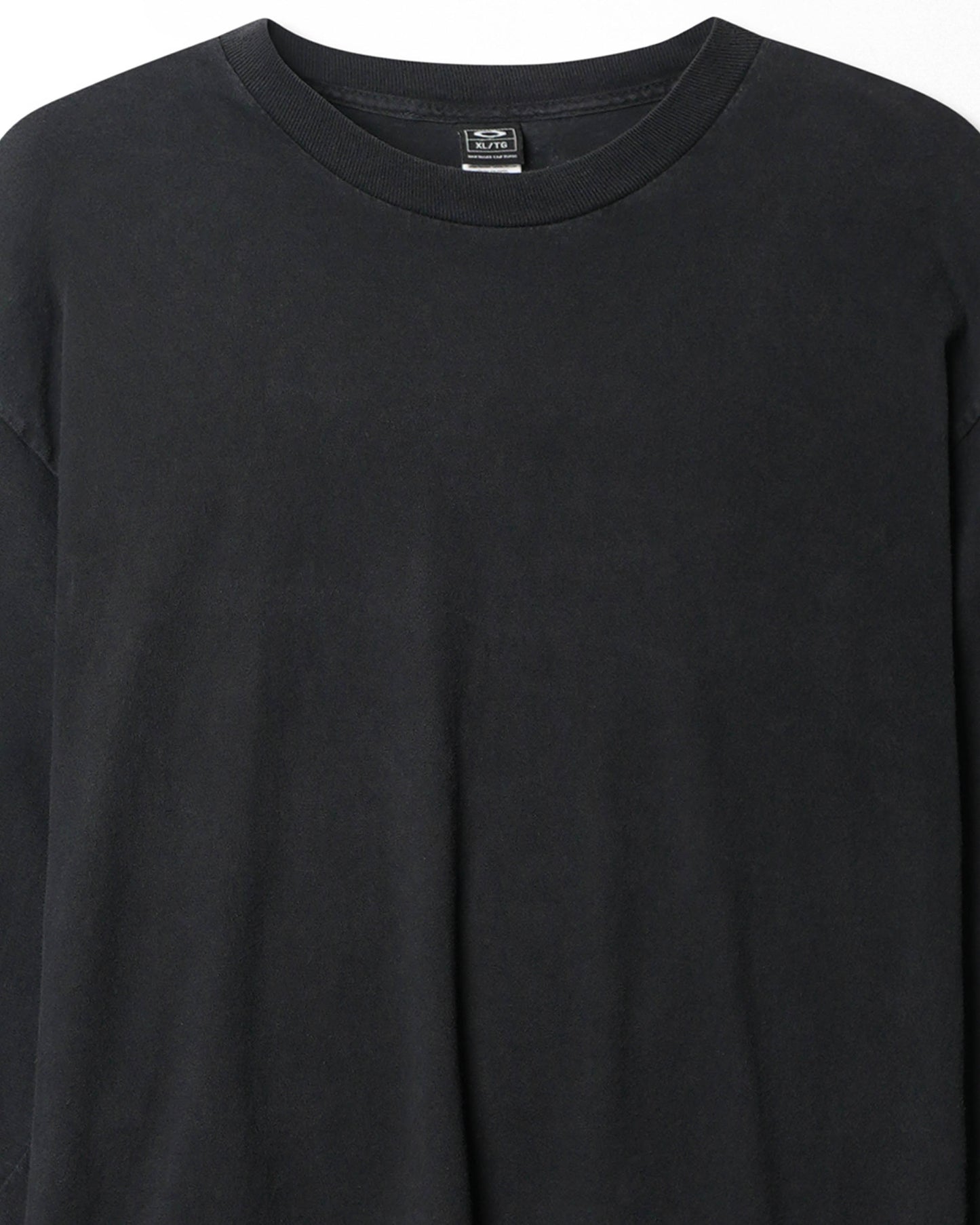 OAKLEY BLACK LOGO LONG SLEEVE T-SHIRT