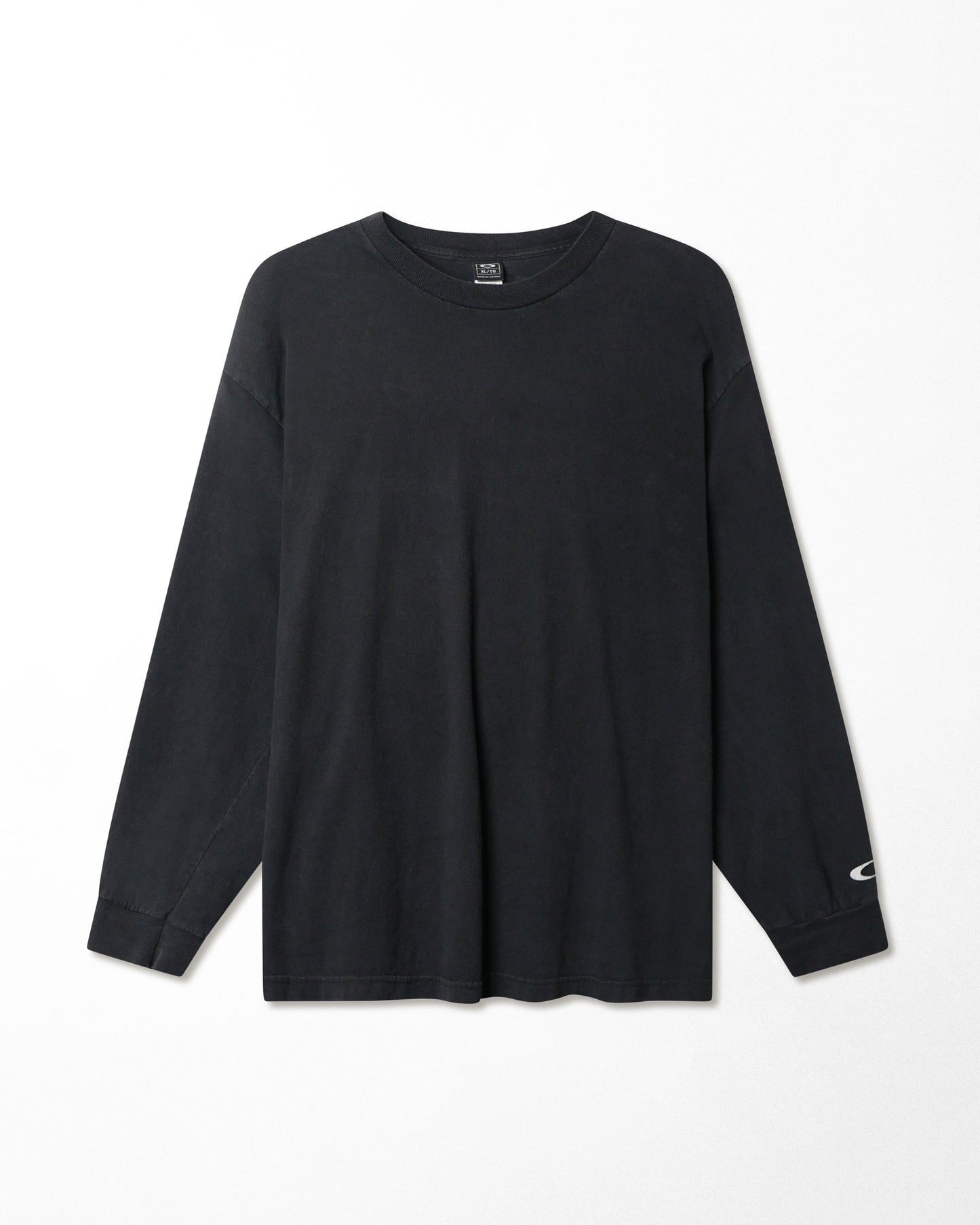 OAKLEY BLACK LOGO LONG SLEEVE T-SHIRT