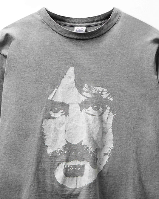 Vintage Delta "Frank Zappa" Grey Faded Long Sleeve T-Shirt - product view 2