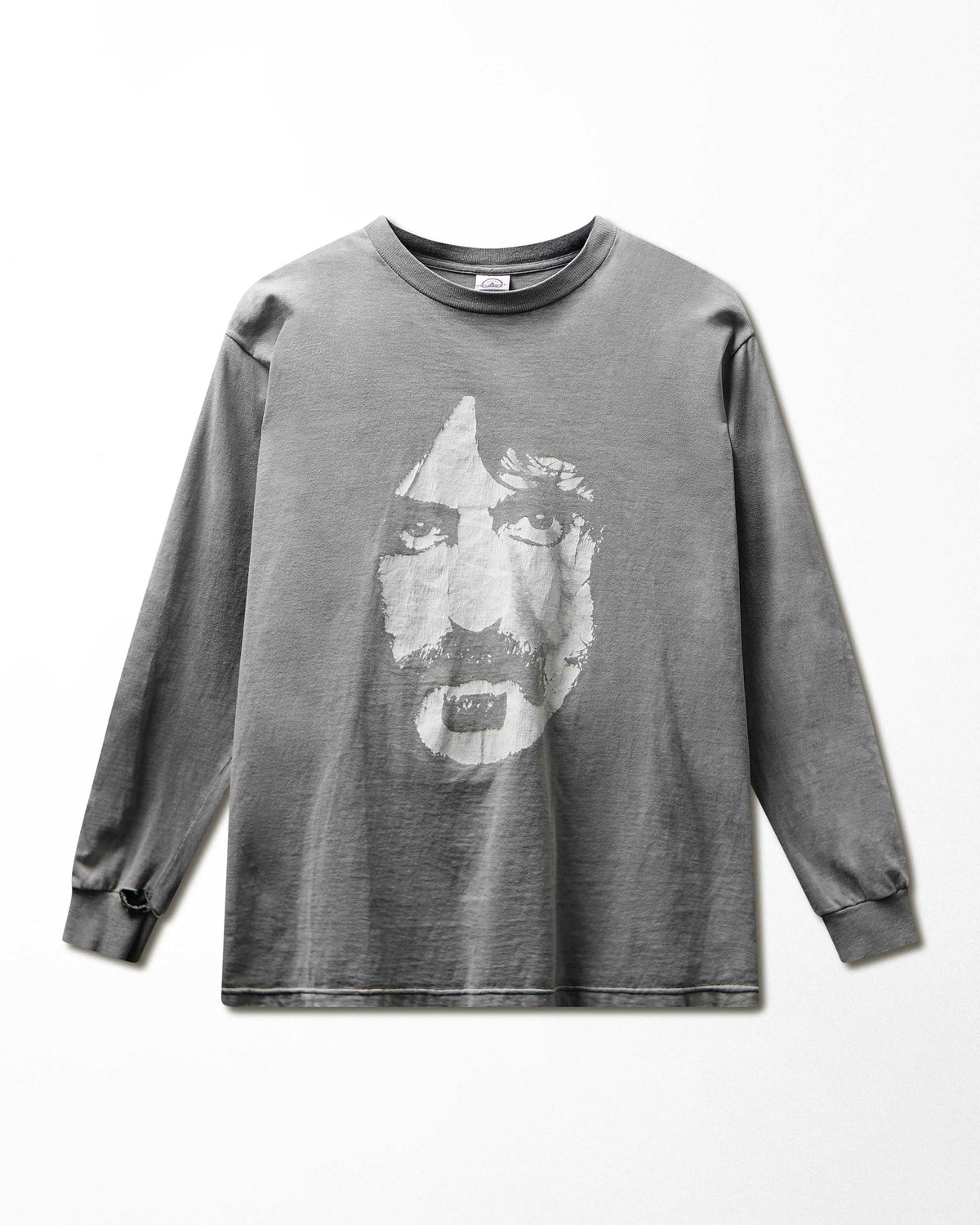 Vintage Delta "Frank Zappa" Grey Faded Long Sleeve T-Shirt - product view 1
