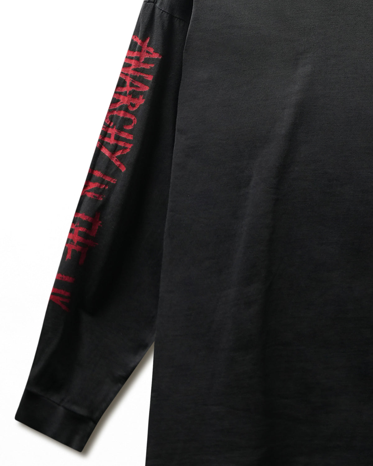 Vintage Badbros "Anarchy in the UK" Black Faded Distressed Long Sleeve T-Shirt - product view 5