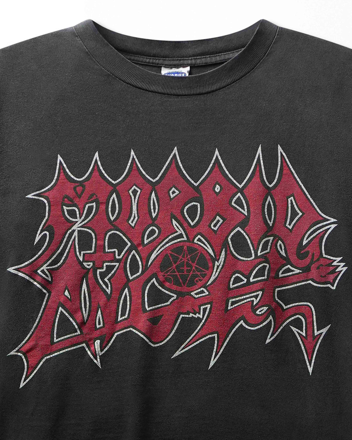 Vintage Cygnus "Morbid Angel Gateways to Annihilation" Black Faded T-Shirt - product view 2