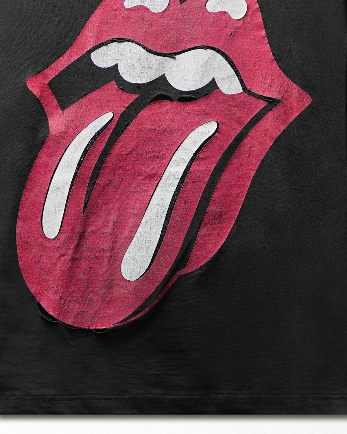 Vintage Brockum "Rolling Stones Voodoo Lounge World Tour 94/95" Black Faded T-Shirt - product view 3