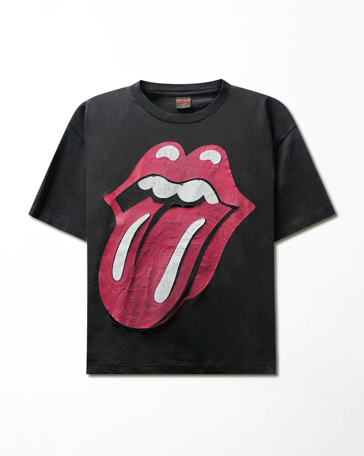 Vintage Brockum "Rolling Stones Voodoo Lounge World Tour 94/95" Black Faded T-Shirt - product view 1