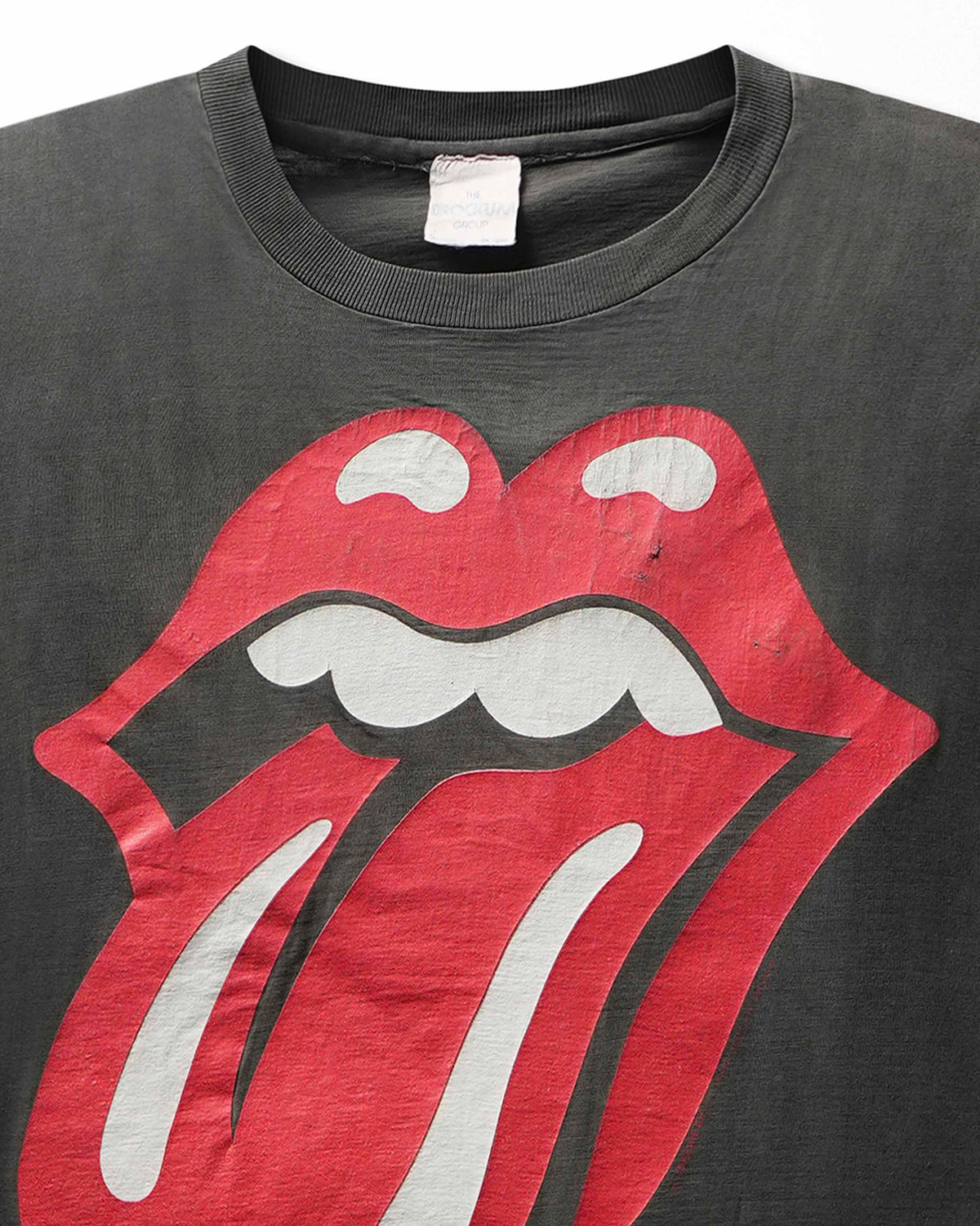 Vintage Brockum "Rolling Stones Urban Jungle Europe 1990" Black Faded T-Shirt - product view 2
