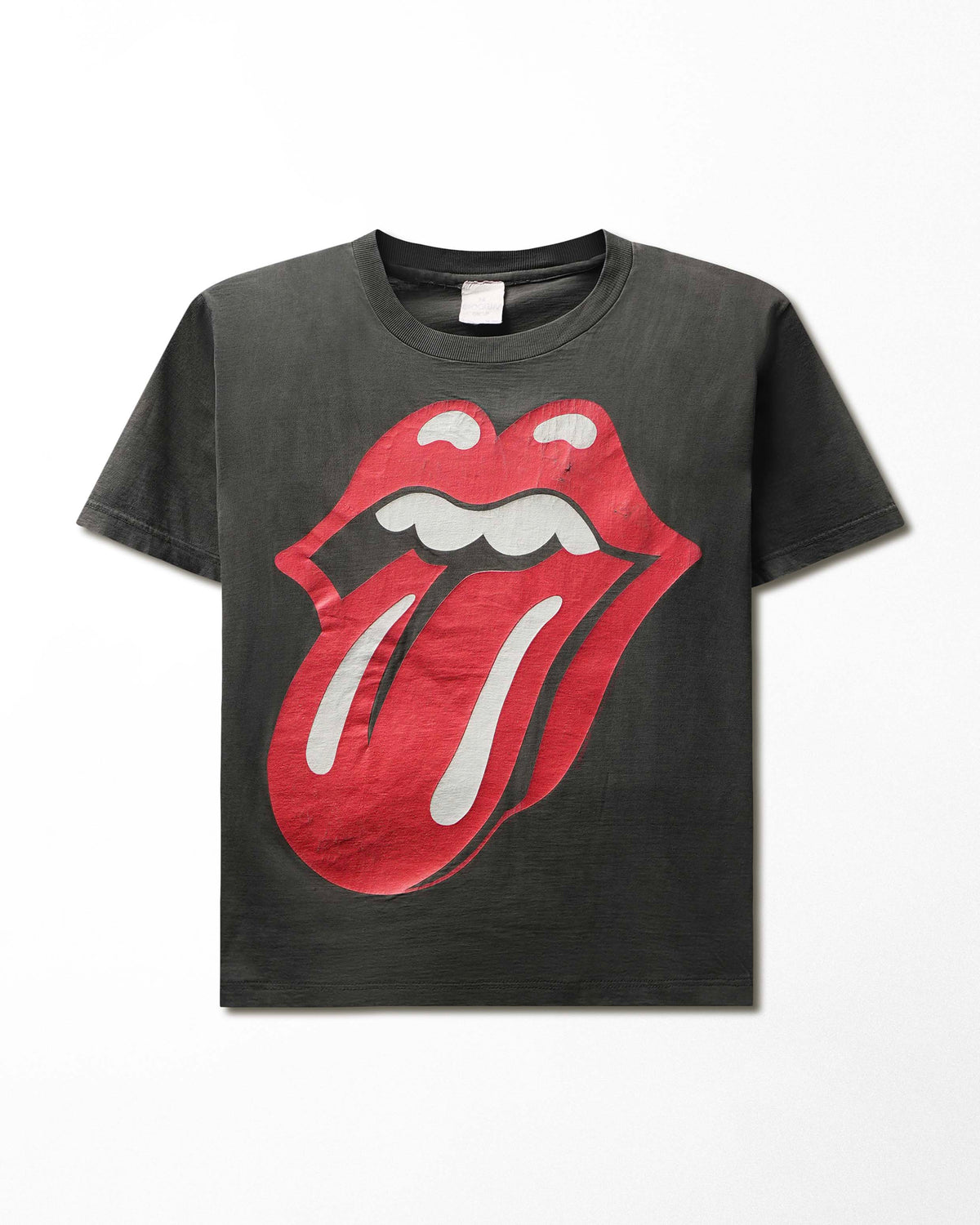 Vintage Brockum "Rolling Stones Urban Jungle Europe 1990" Black Faded T-Shirt - product view 1