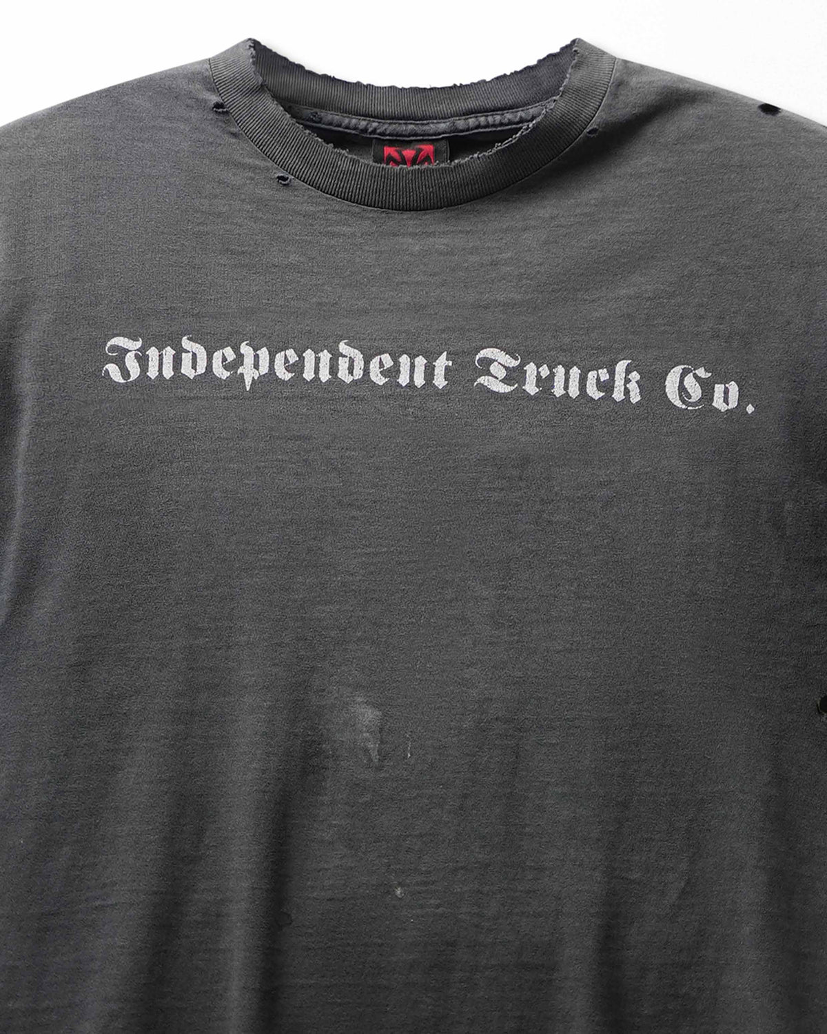 Vintage Independent Black Faded Distressed Iron Cross T-Shirt - product view 2
