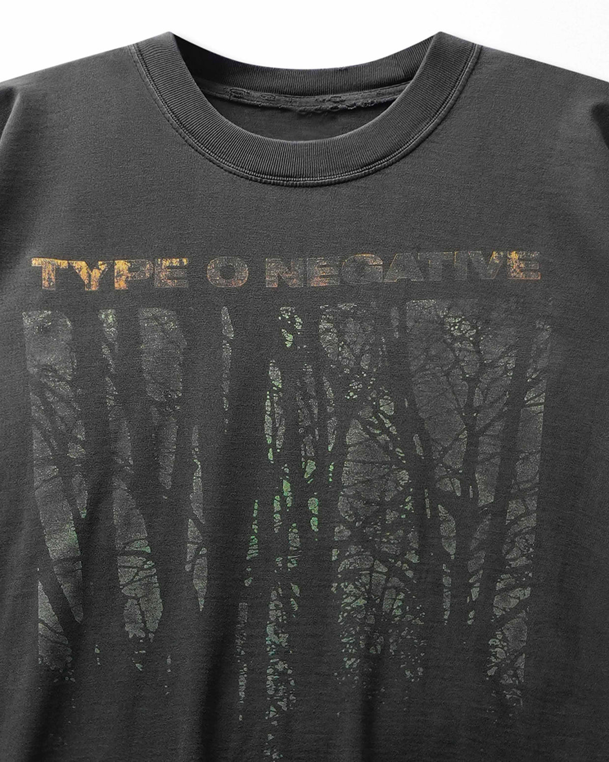 Vintage Type O Negative "Lords of Flatbush" Black Faded Distressed T-Shirt - product view 2