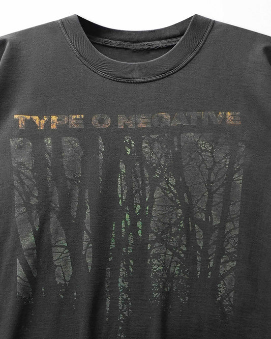 Vintage Type O Negative "Lords of Flatbush" Black Faded Distressed T-Shirt - product view 2