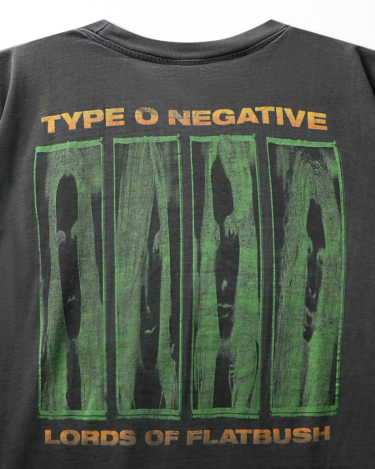 Vintage Type O Negative "Lords of Flatbush" Black Faded Distressed T-Shirt - product view 6
