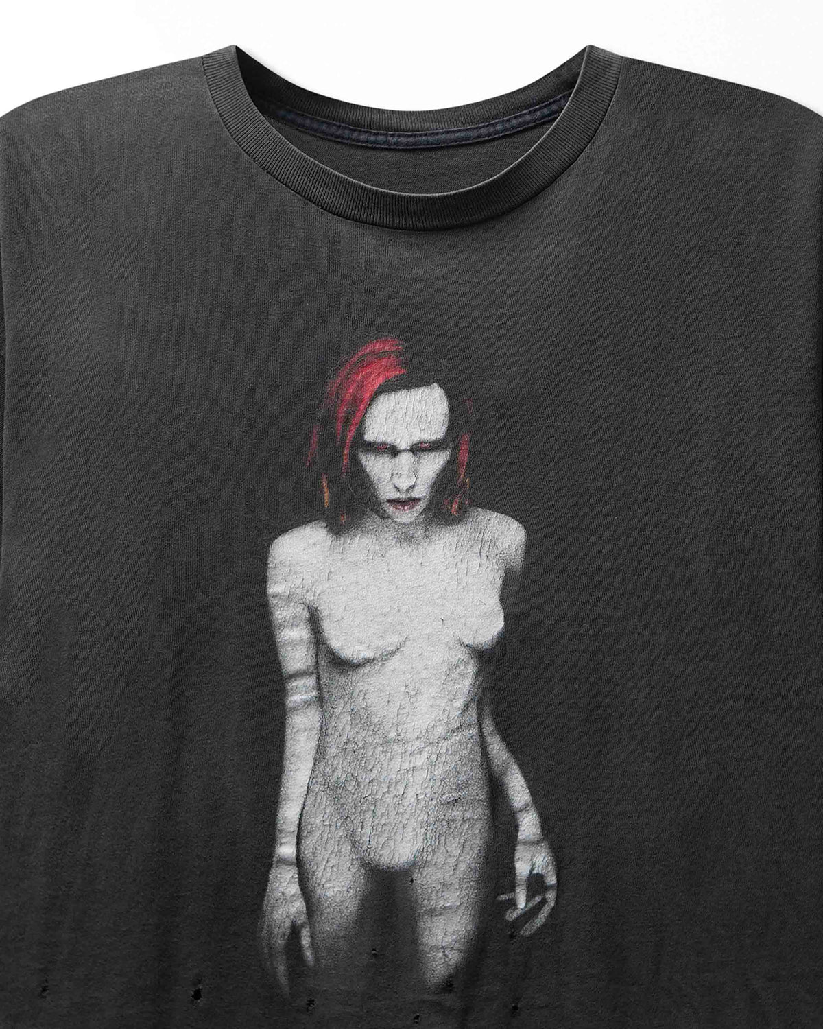 Vintage Marilyn Manson "Mechanical Animals" Black Faded Distressed T-Shirt - product view 2