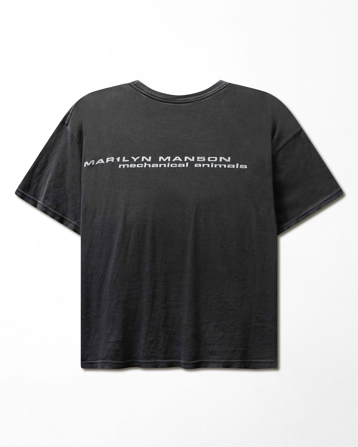 Vintage Marilyn Manson "Mechanical Animals" Black Faded Distressed T-Shirt - product view 3