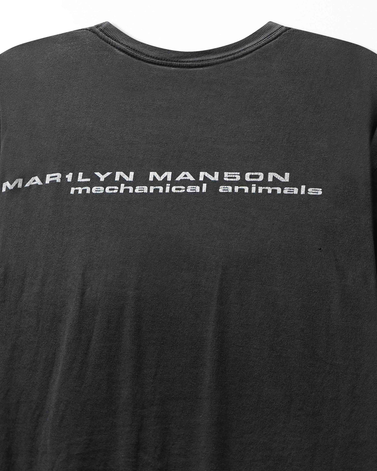 Vintage Marilyn Manson "Mechanical Animals" Black Faded Distressed T-Shirt - product view 4