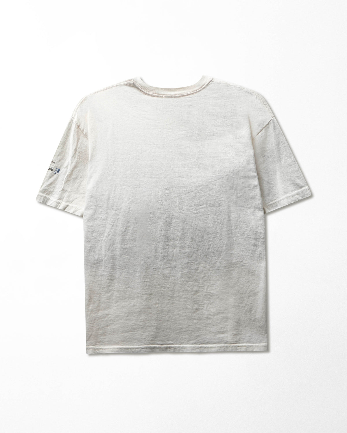Vintage "Porsche Crest" White Faded T-Shirt - product view 3