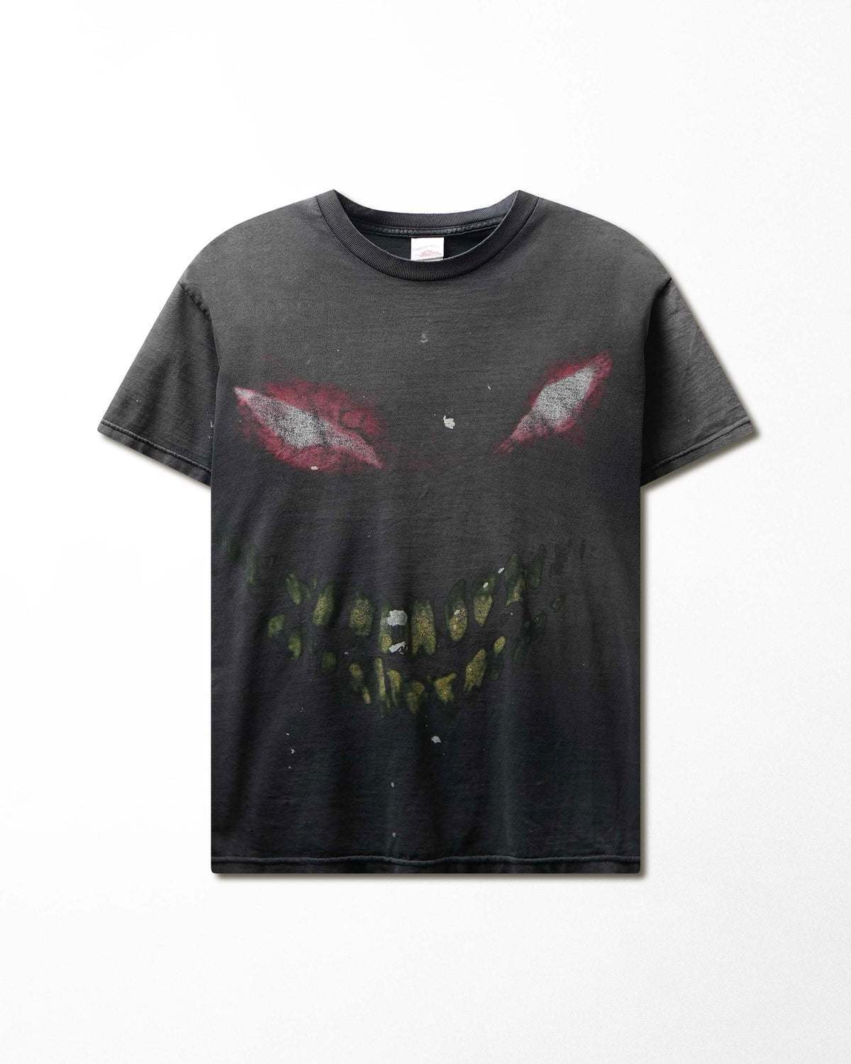 Vintage Tennessee River "Disturbed" Black Faded Stained T-Shirt - product view 1