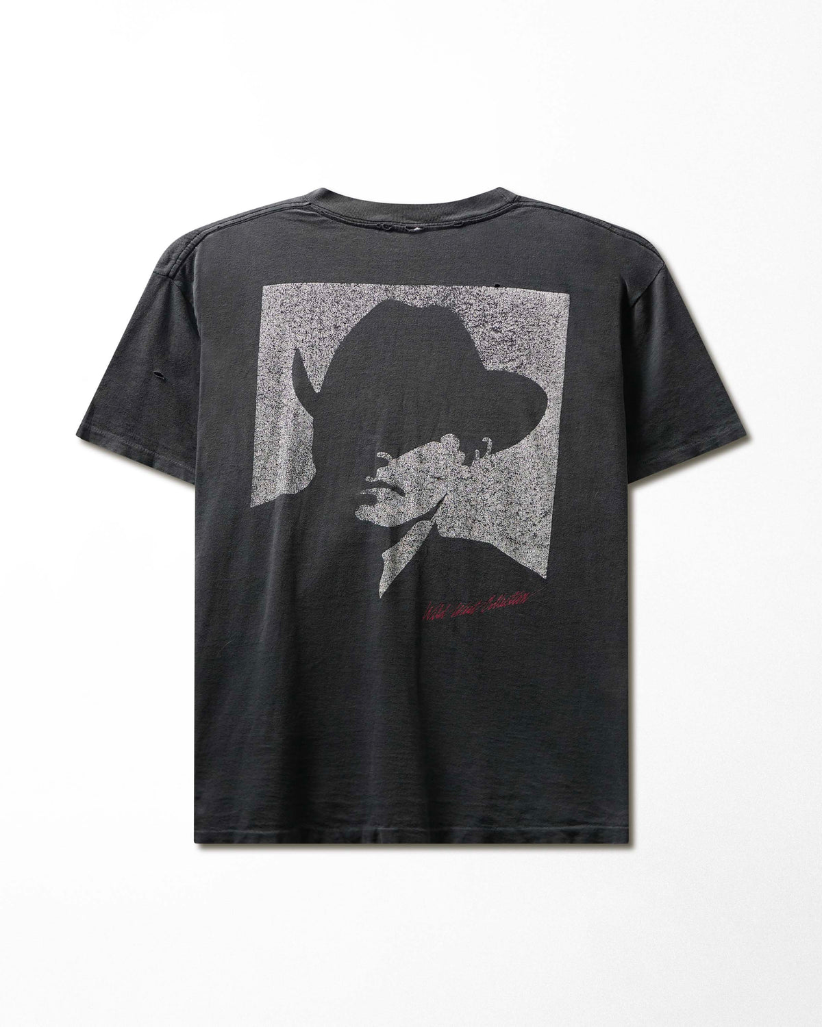 Vintage "Marlboro Cowboy" Black Distressed Pocket T-Shirt - product view 3