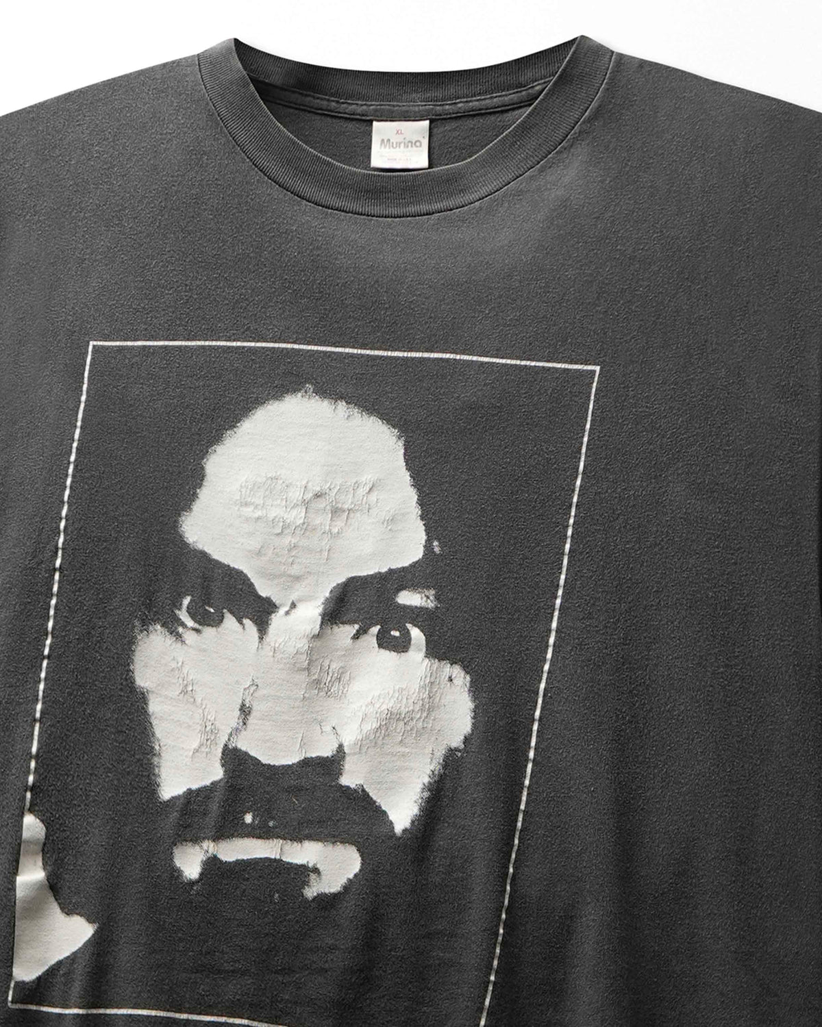 Vintage Murina "Charles Manson" Black Faded T-Shirt - product view 2