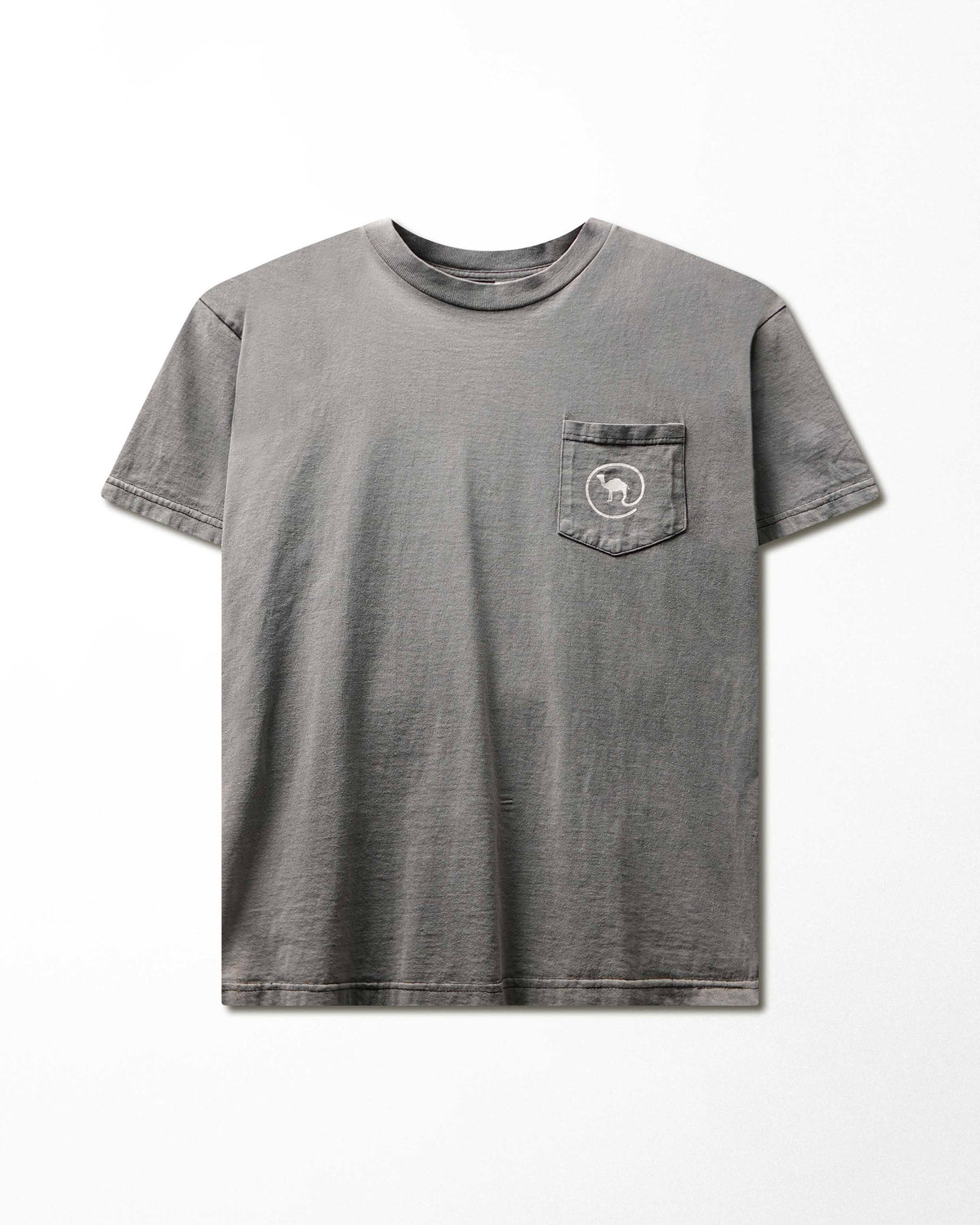 Vintage Camel Grey Faded Pocket T-Shirt - product view 1