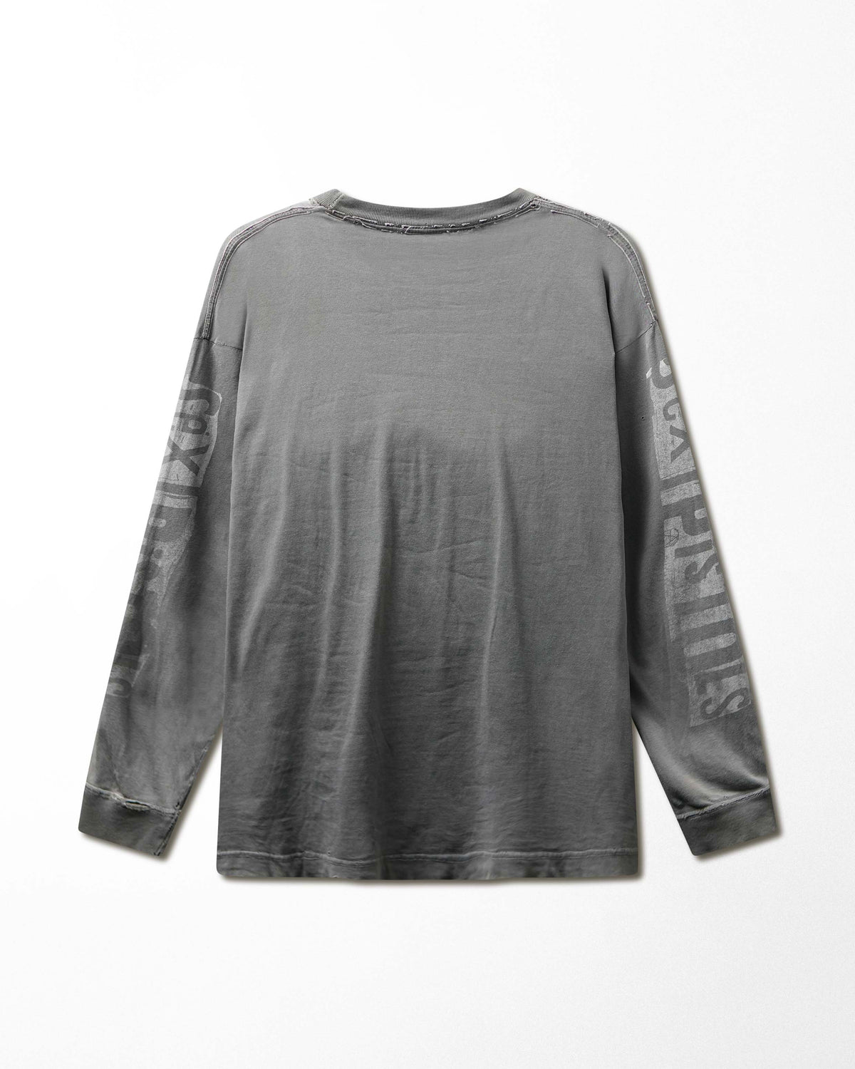 Vintage Badbros "Sex Pistols Never Mind the Bollocks" Grey Faded Distressed Long Sleeve T-Shirt - product view 3