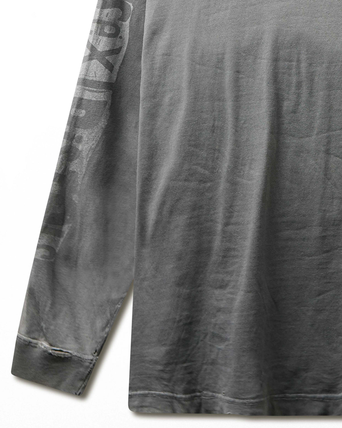 Vintage Badbros "Sex Pistols Never Mind the Bollocks" Grey Faded Distressed Long Sleeve T-Shirt - product view 5