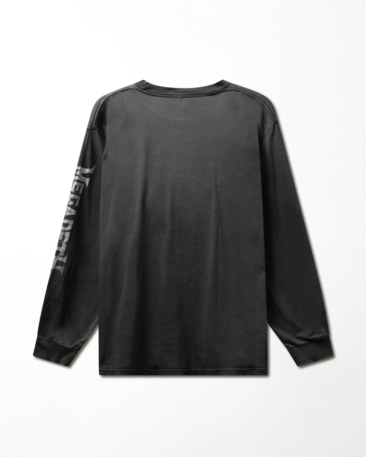 Vintage "Megadeth Countdown to Extinction" Black Faded Distressed Long Sleeve T-Shirt - product view 4