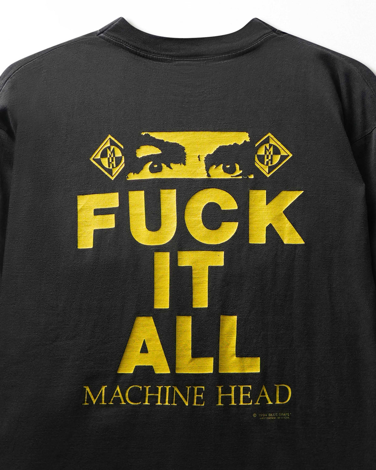 Vintage "Machine Head Fuck It All" Black Long Sleeve T-Shirt - product view 4