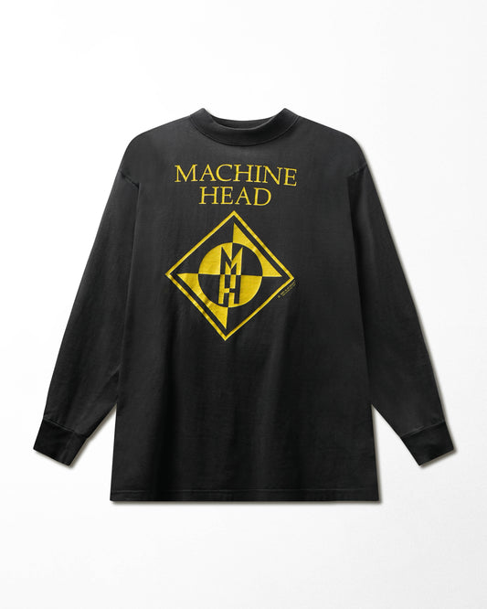 Vintage "Machine Head Fuck It All" Black Long Sleeve T-Shirt - product view 1