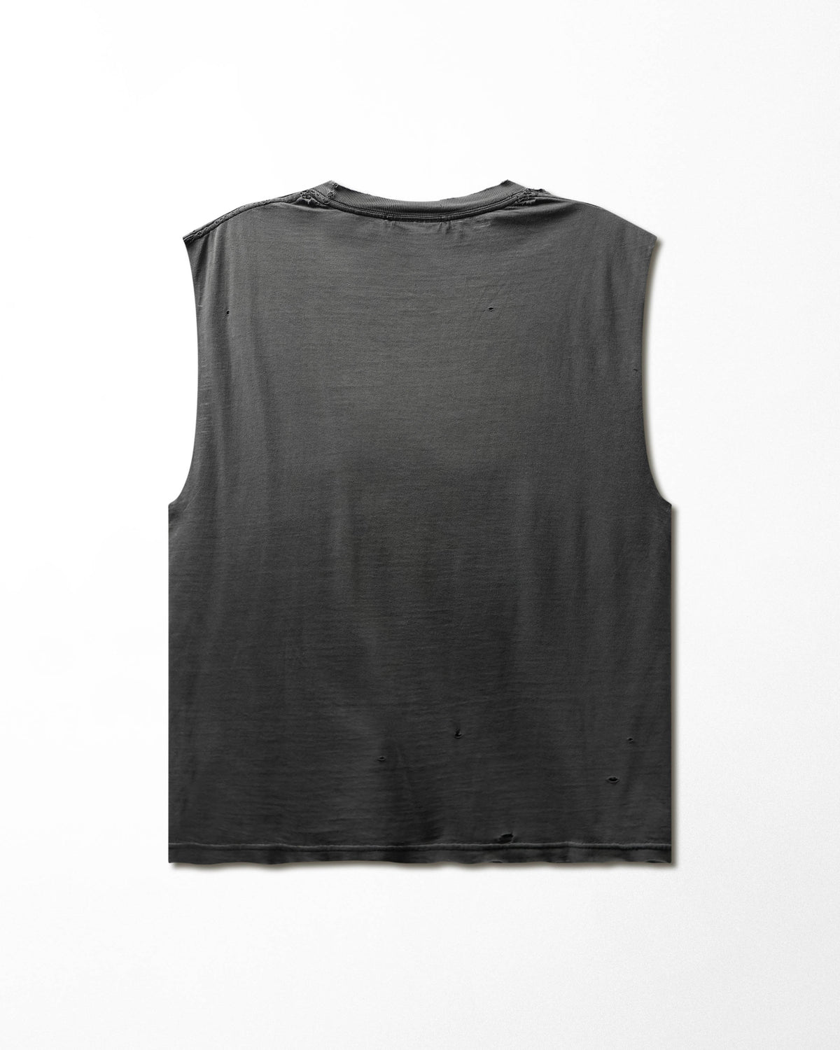 Vintage Fender Black Faded Distressed Sleeveless T-Shirt - product view 4