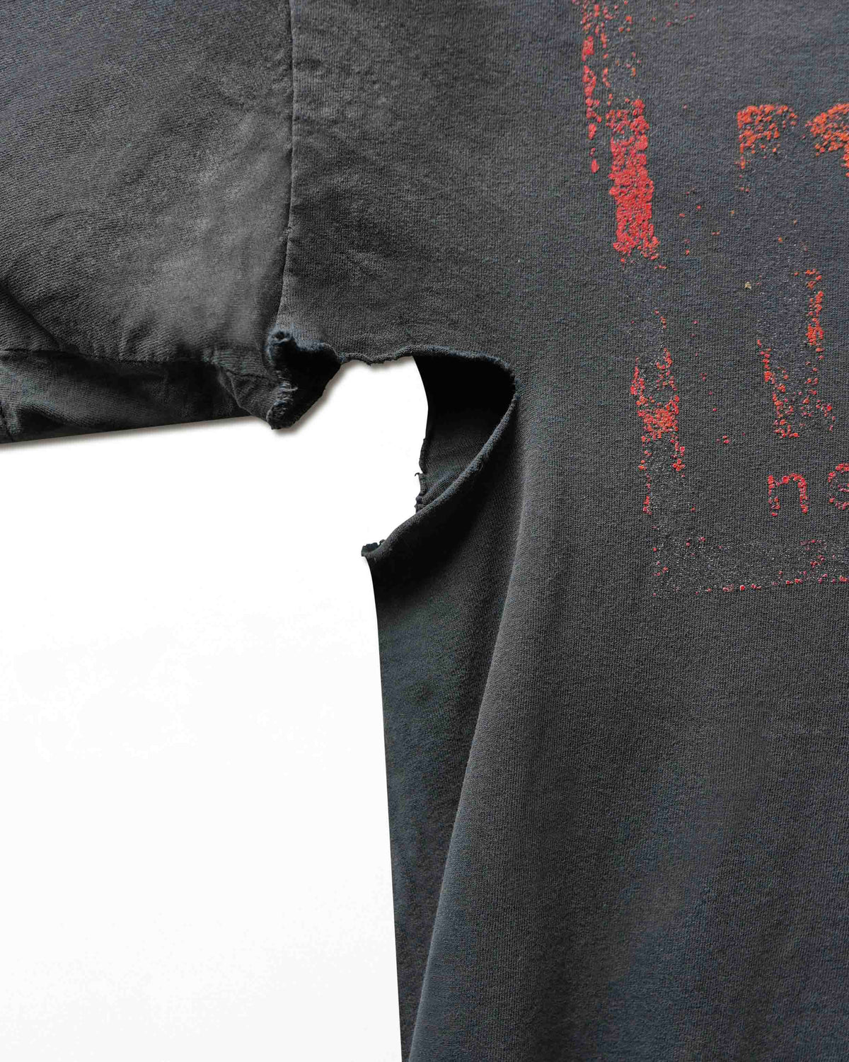 Vintage Hyland "NWO New World Order" Black Faded Distressed T-Shirt - product view 3