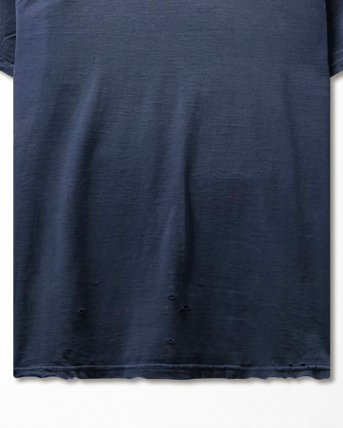 Vintage Fruit of the Loom Blue Faded Thrashed T-Shirt - product view 3