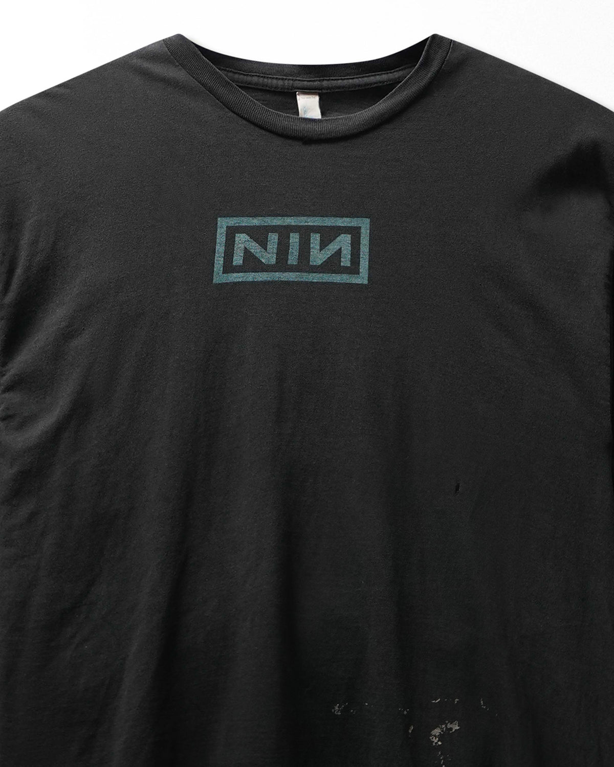Vintage Tultex "Nine Inch Nails Wave Goodbye" Black Faded Distressed T-Shirt - product view 2