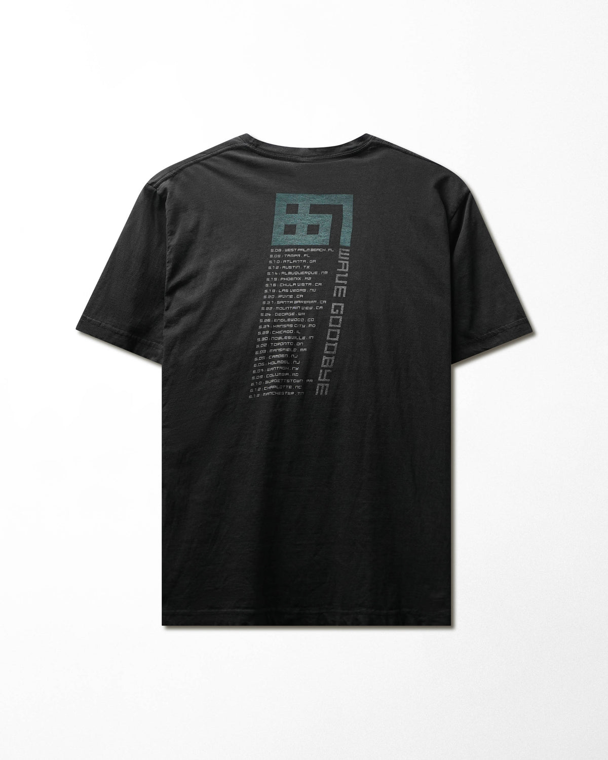 Vintage Tultex "Nine Inch Nails Wave Goodbye" Black Faded Distressed T-Shirt - product view 3