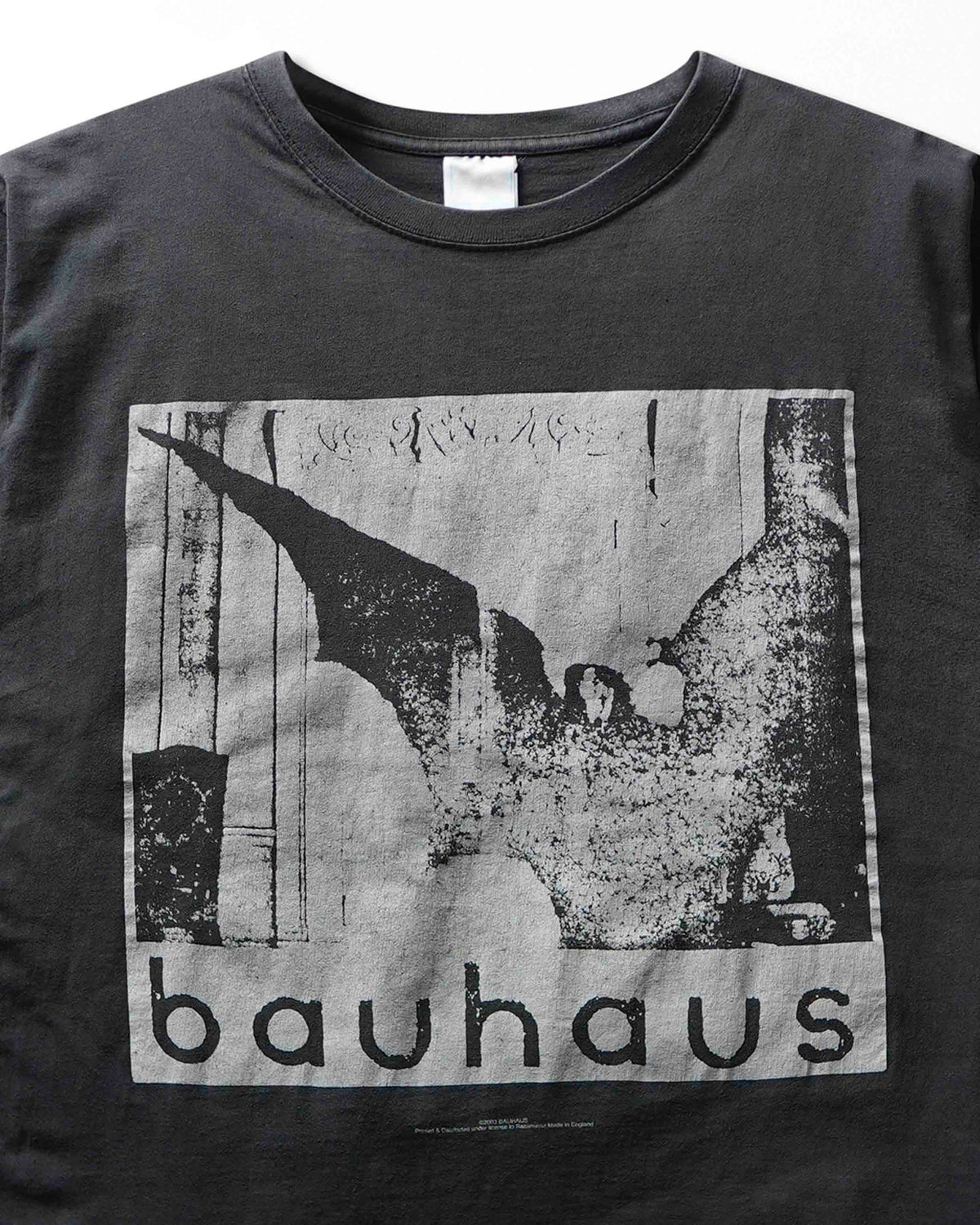 Vintage Fan Shirt "Bauhaus" Black Faded T-Shirt - product view 2