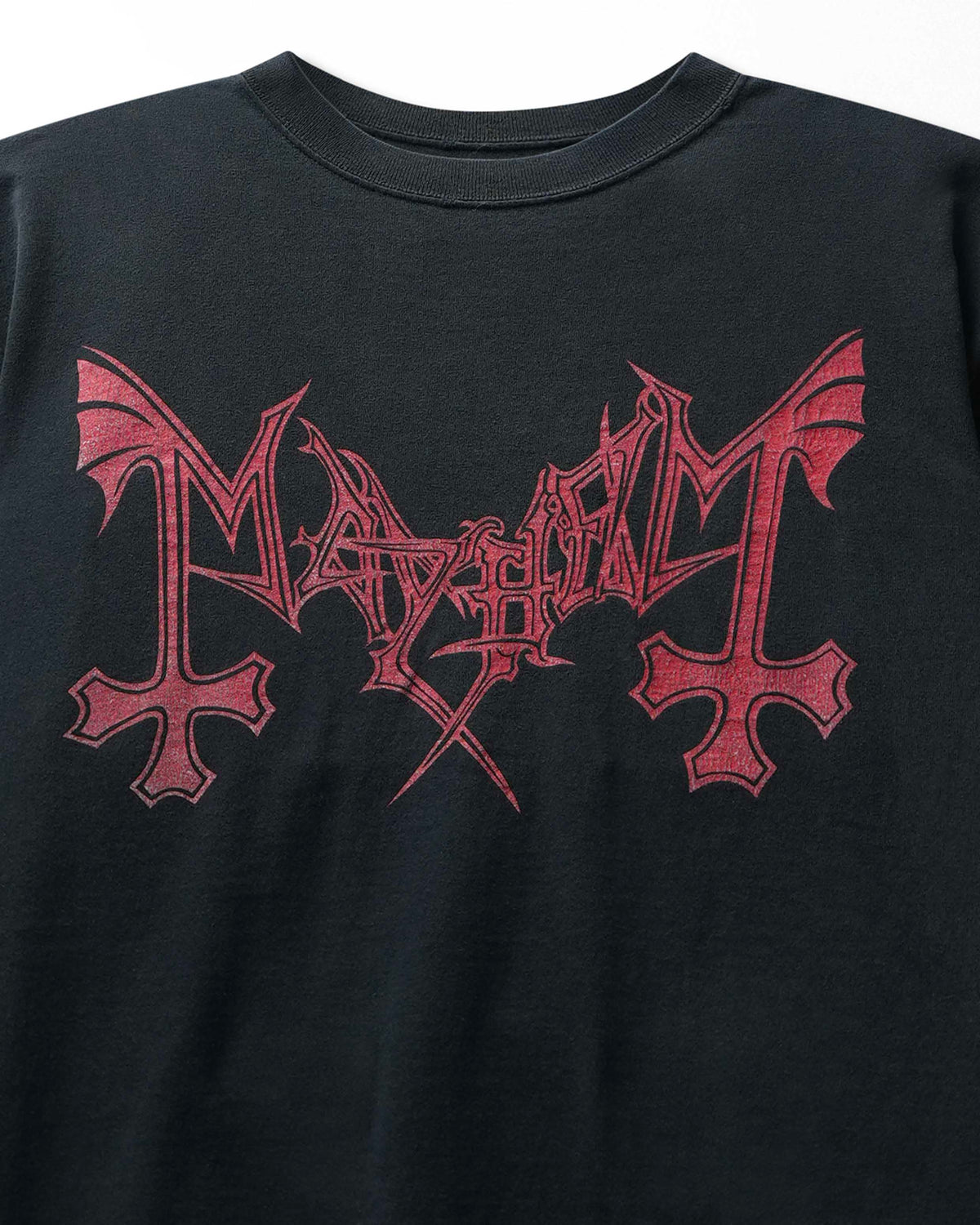 Vintage Anvil "Mayhem Pure Norwegian Black Metal" Black T-Shirt - product view 2