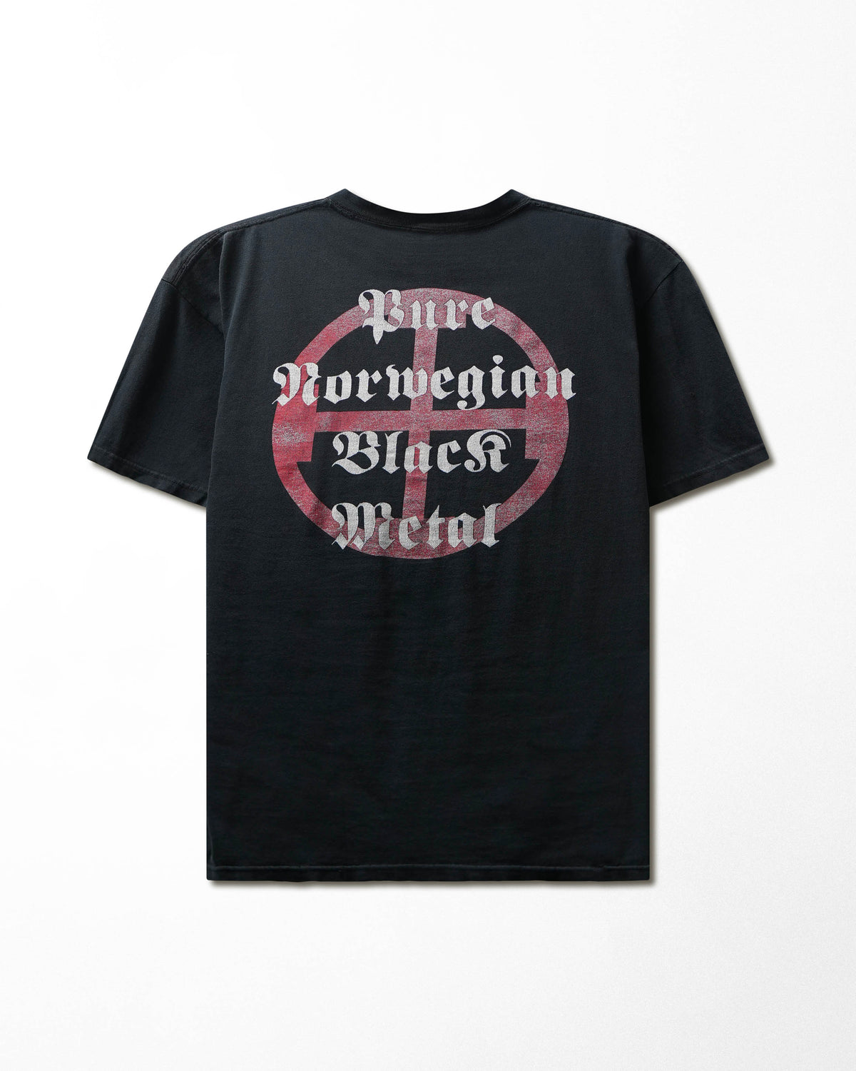 Vintage Anvil "Mayhem Pure Norwegian Black Metal" Black T-Shirt - product view 3