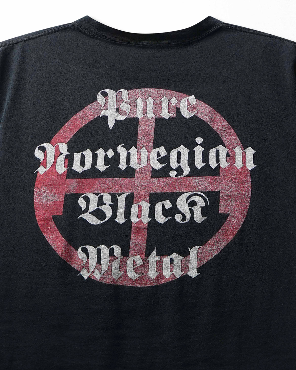 Vintage Anvil "Mayhem Pure Norwegian Black Metal" Black T-Shirt - product view 4